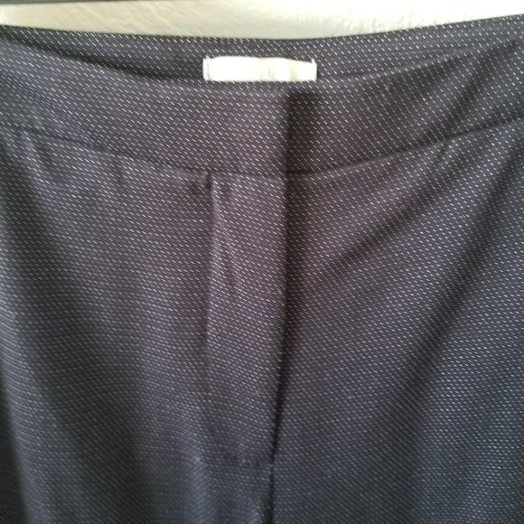H&M Navy and White Trousers Size 8 - Picture 3 of 8